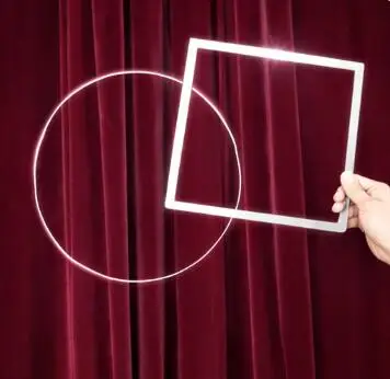 Circle to Square Magic Trick Metal Frame Shape Change Square to Circle Stage Illusion Magician Prop Platform Magic