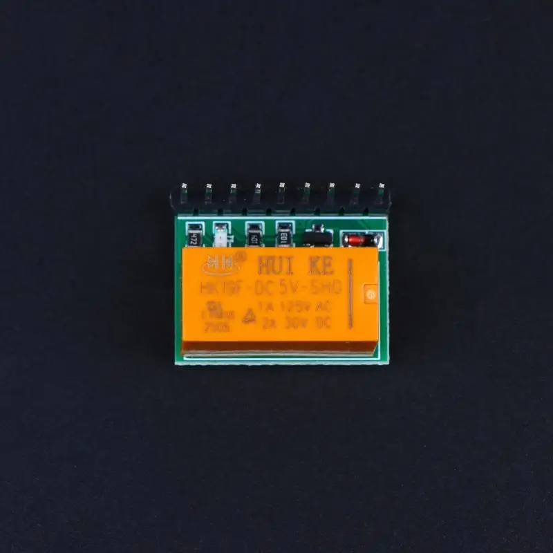 1/2/3 Pcs Mini 1 Channel DC 5V DPDT Relay Module Double Pole Double Throw Switch Module HK19F PCB