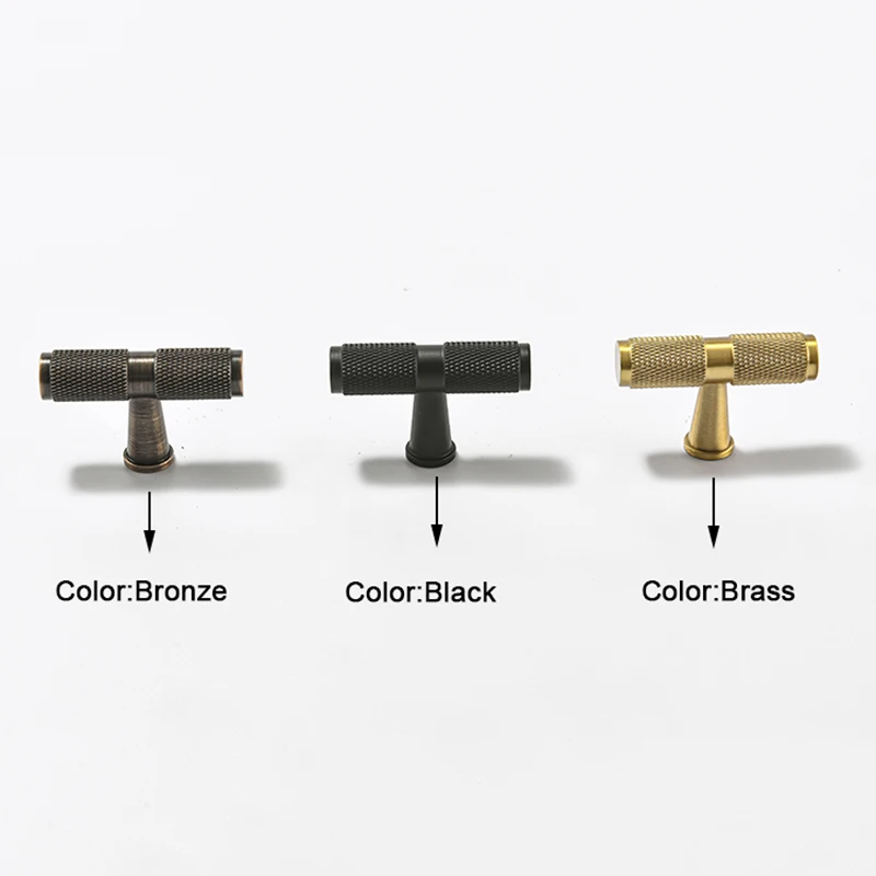 

Новинка, 4 шт., твердая латунь, Т-образная планка, мебельные ручки, ручки для ящиков, шкаф, кухонный комод, ручки для ТВ, винного шкафа