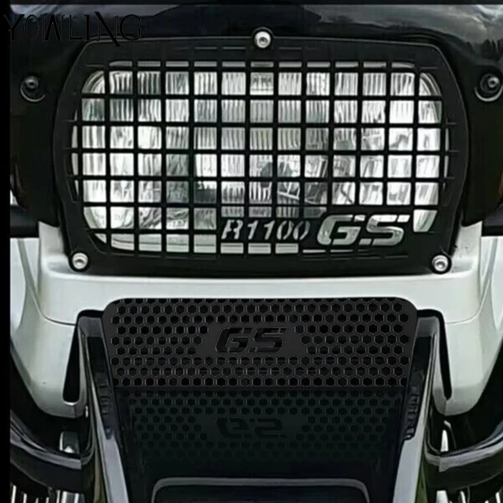 R1100GS Motorcycle Headlight Guard Grill & Radiator Cooler Protective Grille Set For BMW R 1100 GS 1994 1995 1996 1997 1998 1999