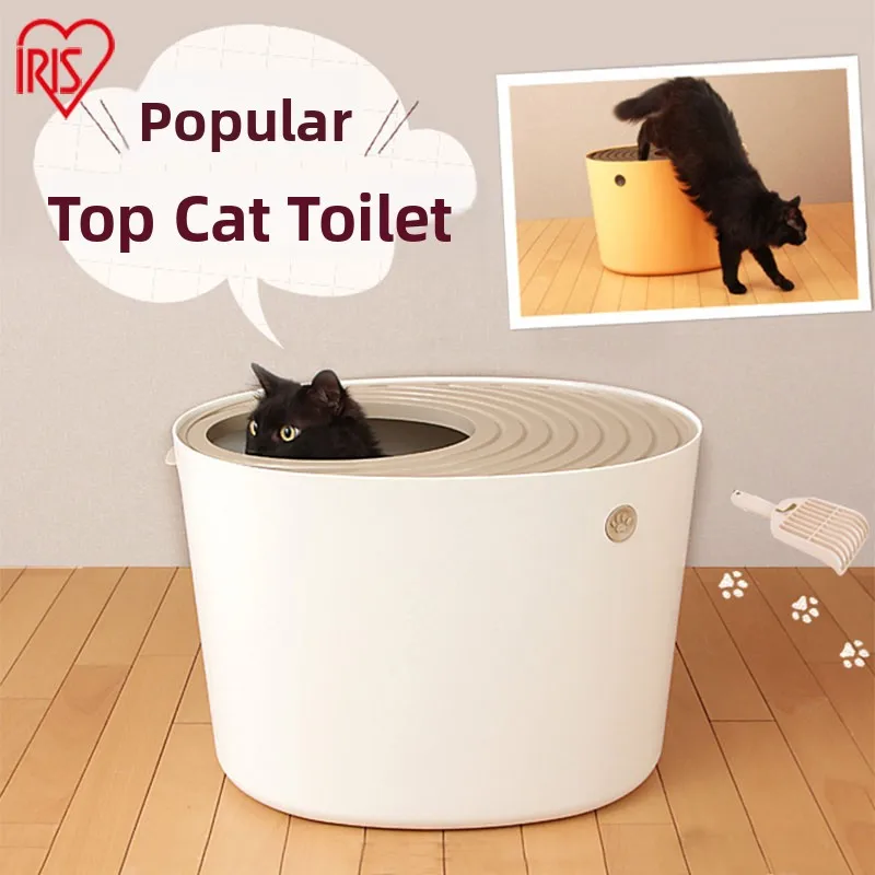 

Alice Litter Box Full Enclosure Top Entry Sle Spla Proof Toilet Large Size Pet Supplies Sand Pan Alice Litter...