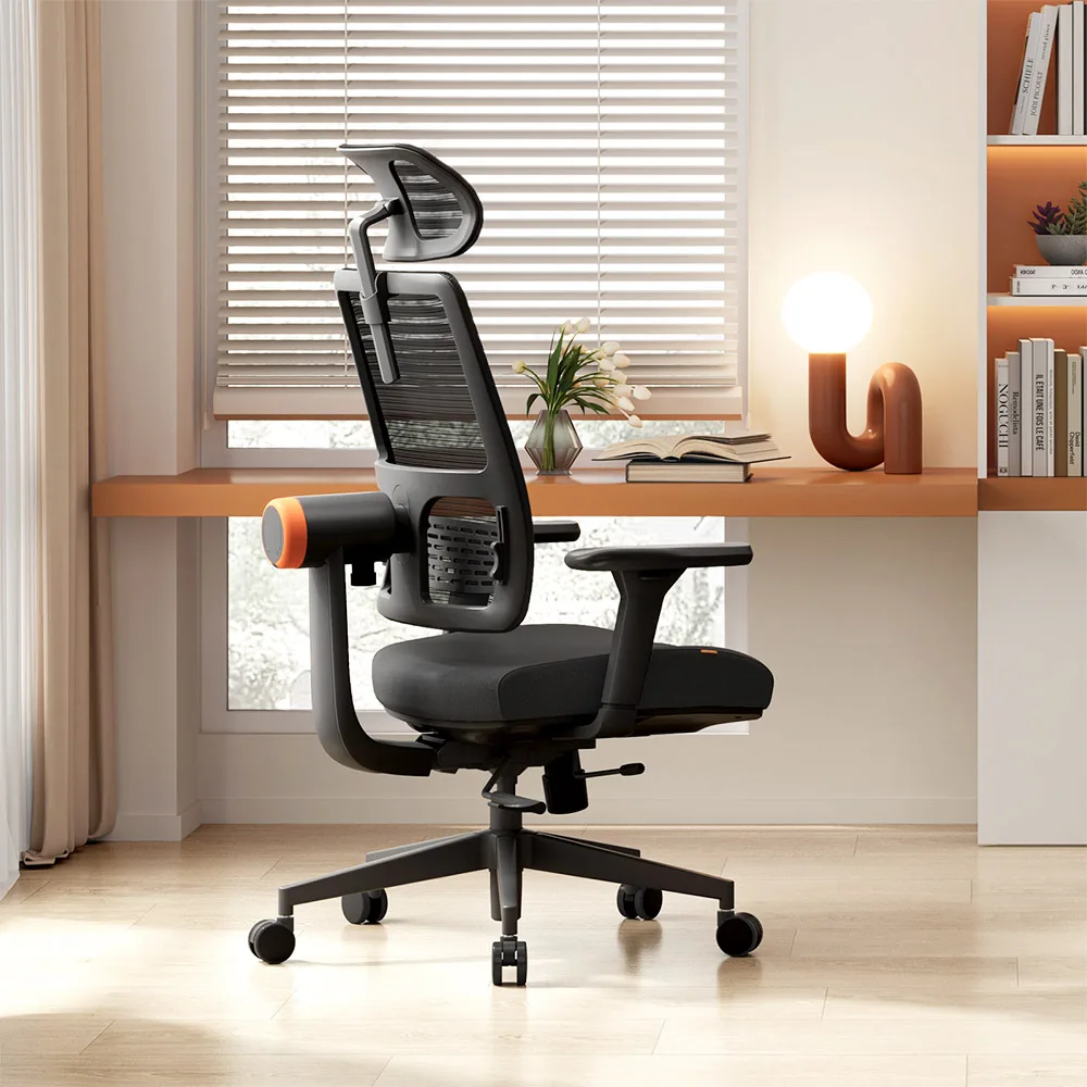 NEWTRAL-silla ergonómica MAGICH002, soporte de espalda inferior adaptable, reposacabezas ajustable, asiento reclinable con reposabrazos 4D, 160-195CM