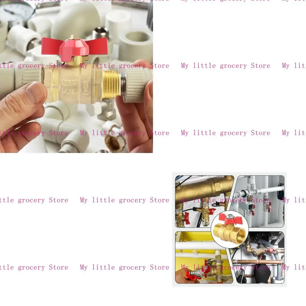 

D5BD Самка женская труба фитинг 3/4 -дюймовый латунные шариковые клапаны для топлива газовое нефтяное воздух