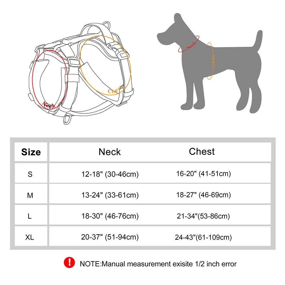 No Pull Dog Harness Reflective Pet Harness Vest With Control Handle For Small Medium Large Dogs Walking Training Harnesses