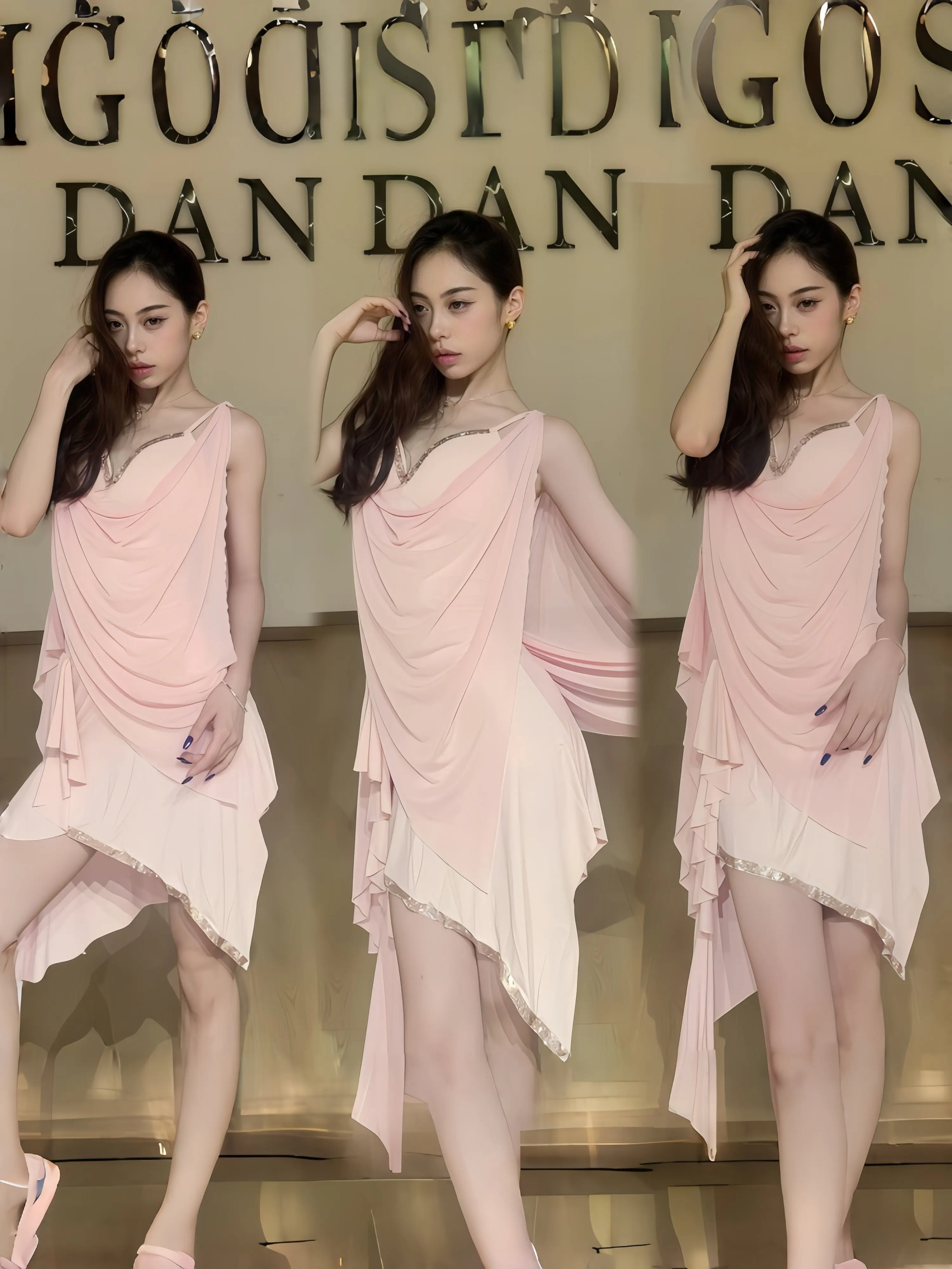 latin-dance-dress-high-definition-rhinestone-mesh-skirt-performance-gown-women's-summer-thin-backless-strapless-dress