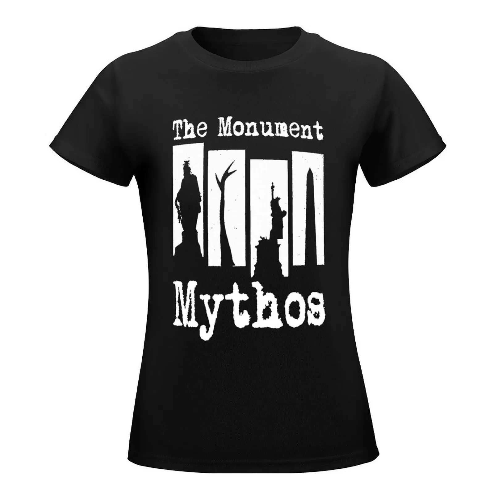 The Monument Mythos T-Shirt summer tops tees vintage clothes t-shirt dress for Women graphic