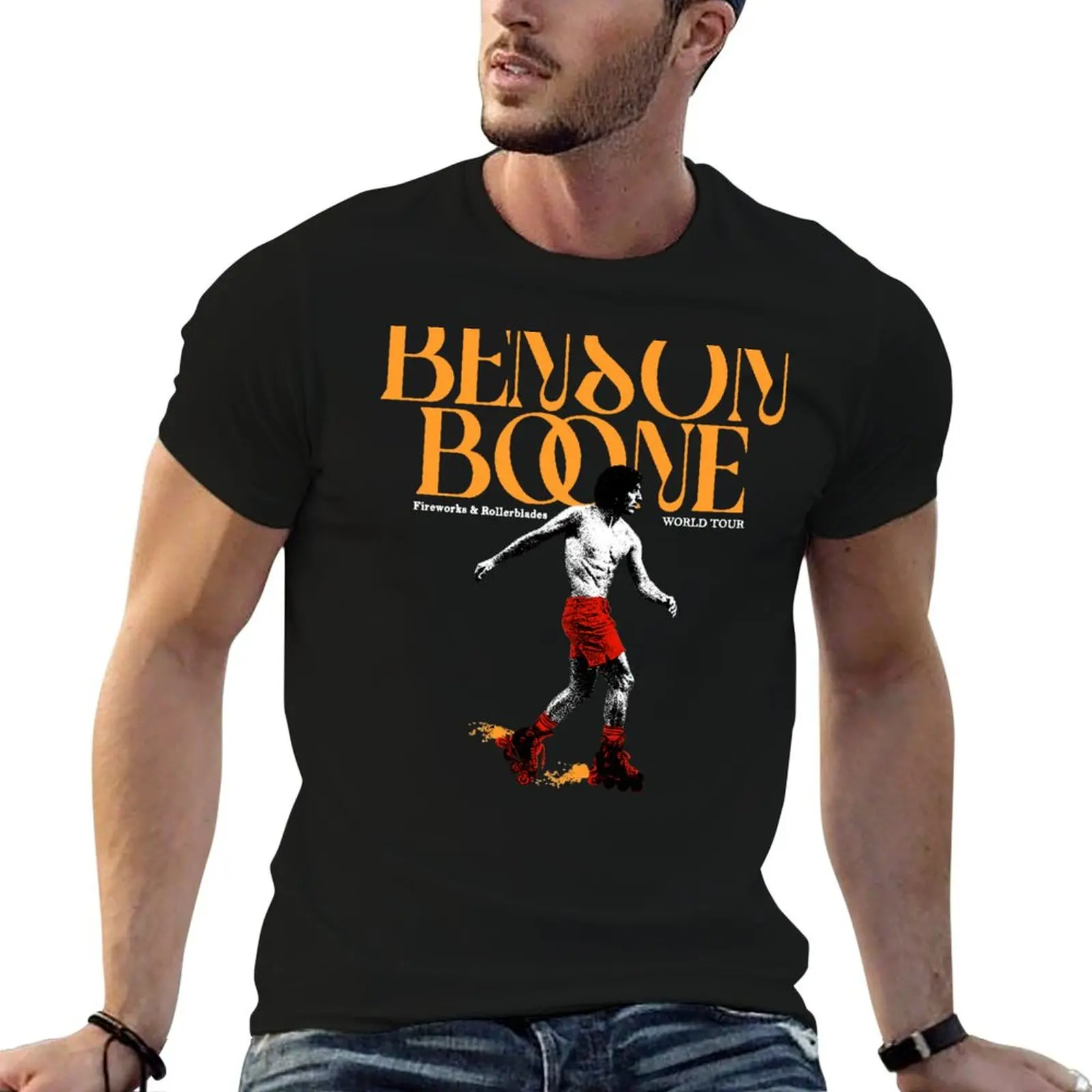 Pop Art Vintage Benson Boone T-Shirt hippie clothes designer shirts shirts graphic tees summer top Men's cotton t-shirt