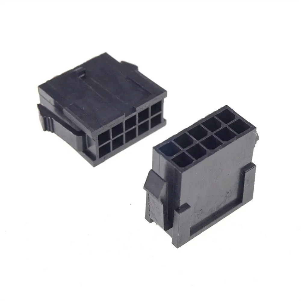 100 Pcs Micro-Fit 3.0 MM Connector Plug Housing 2 4 6 8 10 12 14 16 18 20 22 24 Circuit Receptacle Shell Power Cross Molex 43025