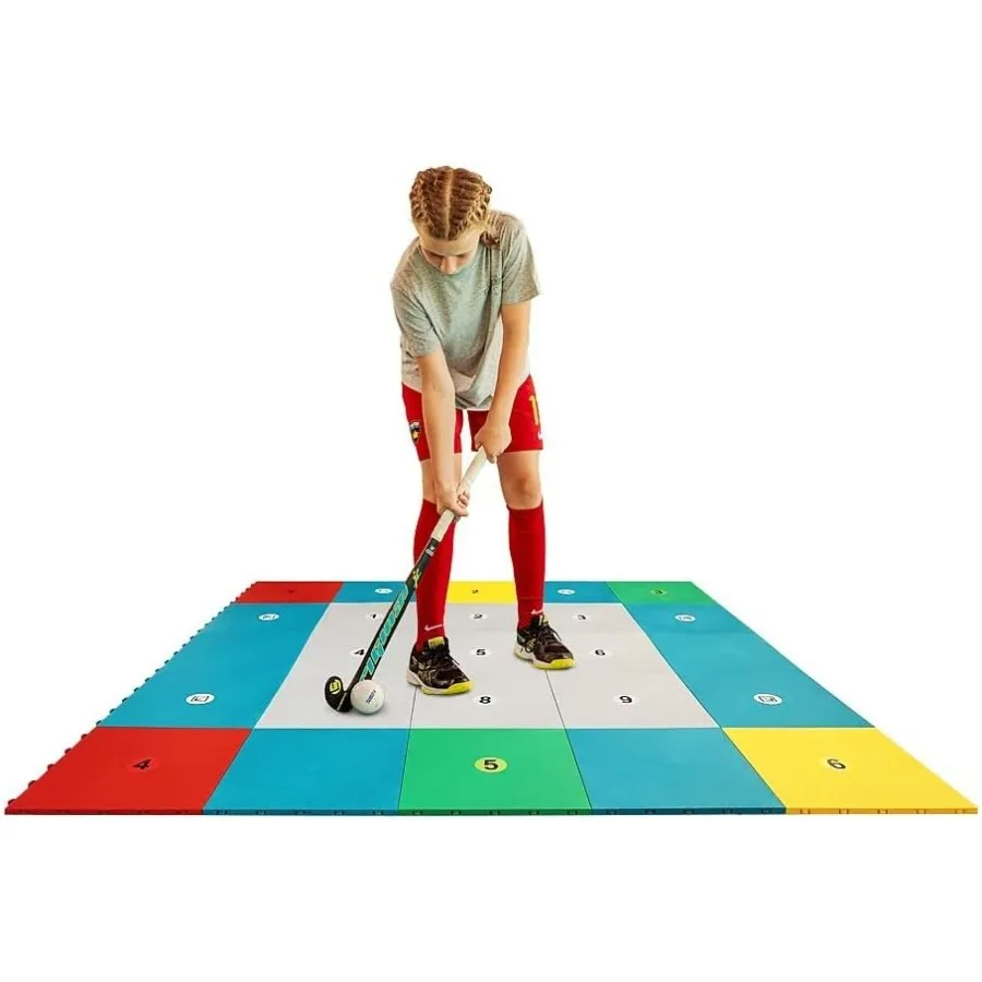 

Профессиональная тренировочная напольная плитка для хоккея с полями — прочный материал ПВХ черного цвета с нескользящей текстурой для оптимального совершенства