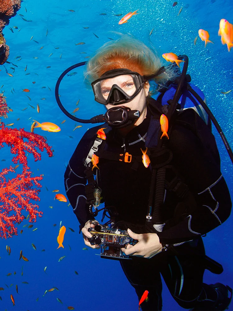 Pano 3-máscara de buceo para adultos, gafas de natación con cubierta para la nariz, diseño a prueba de fugas para buceo, esnórquel y Freediving