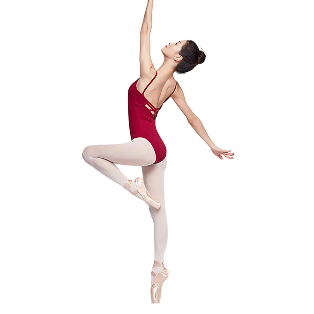 Dance Bodysuit Ballet Leotard Dancing Outfit Workmanship Resilience Breathable Exquisite Closed Crotch Gymnastics Wear