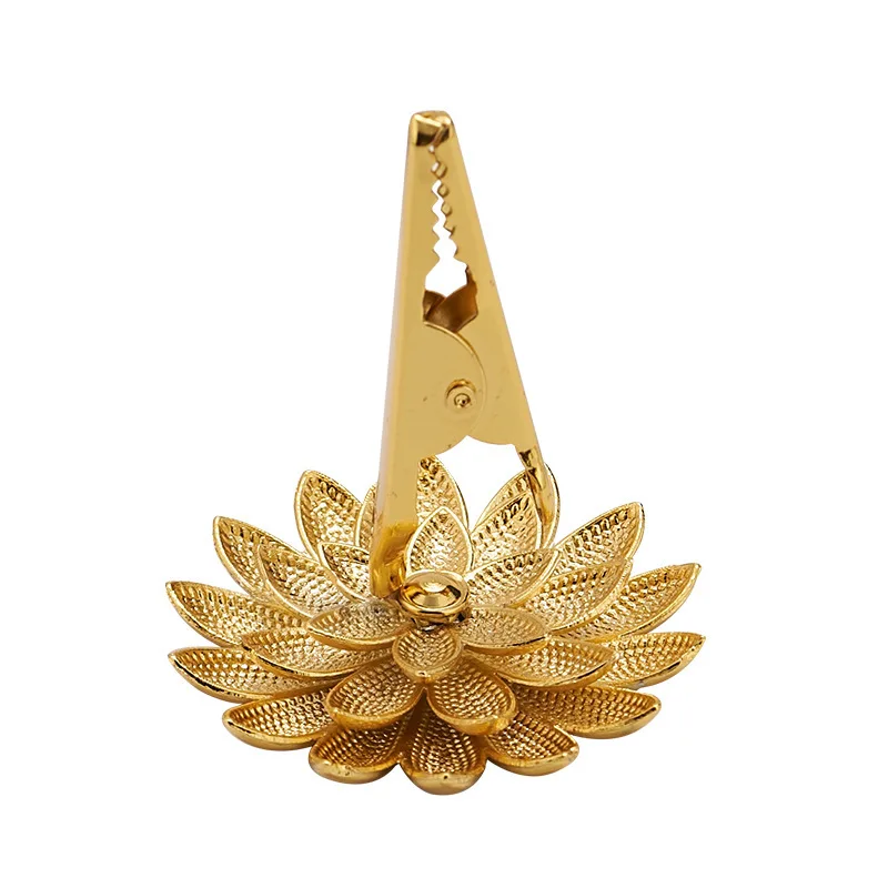 

Multi-Functional Incense Holder Elegant Metal Burner Clip Rack Portable for Home Bedroom Coil Stick Incense Stand Decor