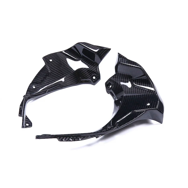 

Suitable ZX6R Motorcycle Modified Carbon Fiber Front Instrument Side Panels-Border