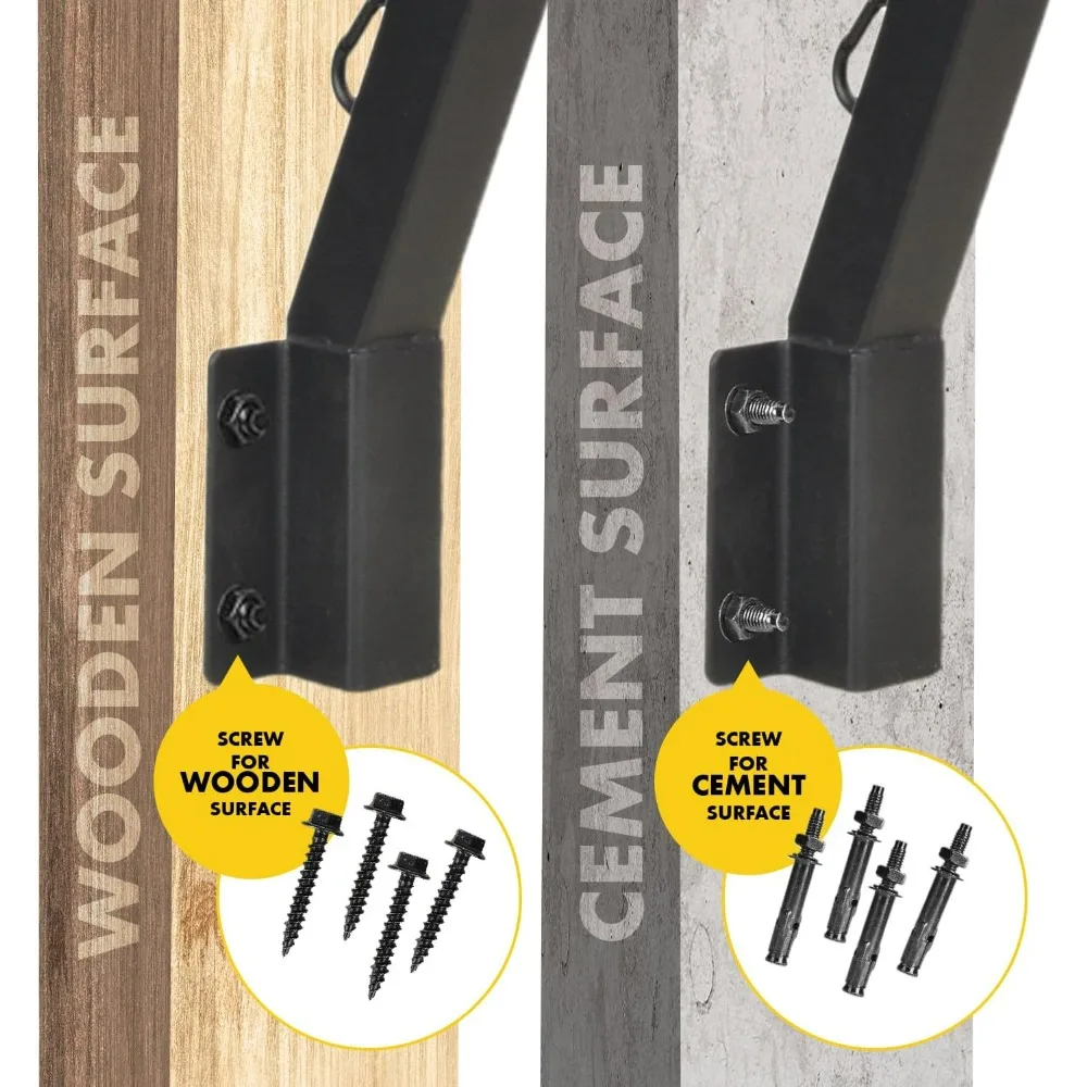 وصلة سلكية شائكة لعمود السياج الخشبي، أذرع مقاس 31.5 بوصة لتركيب المسطح أو السطحي #4