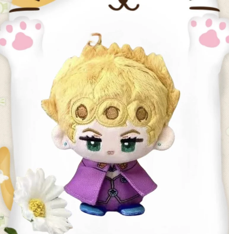Peluche 12 cm Anime Noriaki Kakyoin Kujo Jotaro Giorno Giovanna con bambola pendente a catena per regalo creativo o zaino