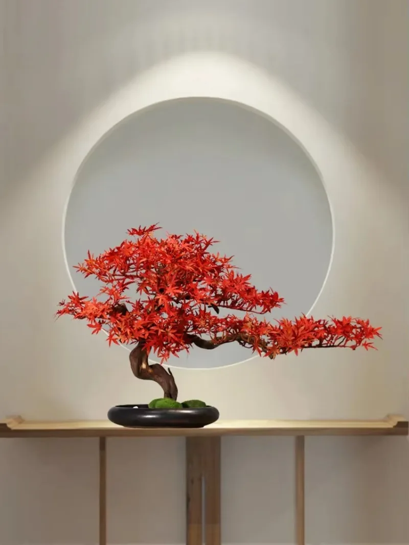 

Simulated Welcome Pine Garden Decoration Home Living Room Hotel Porch Decoration Green Plant Bonsai Decoration