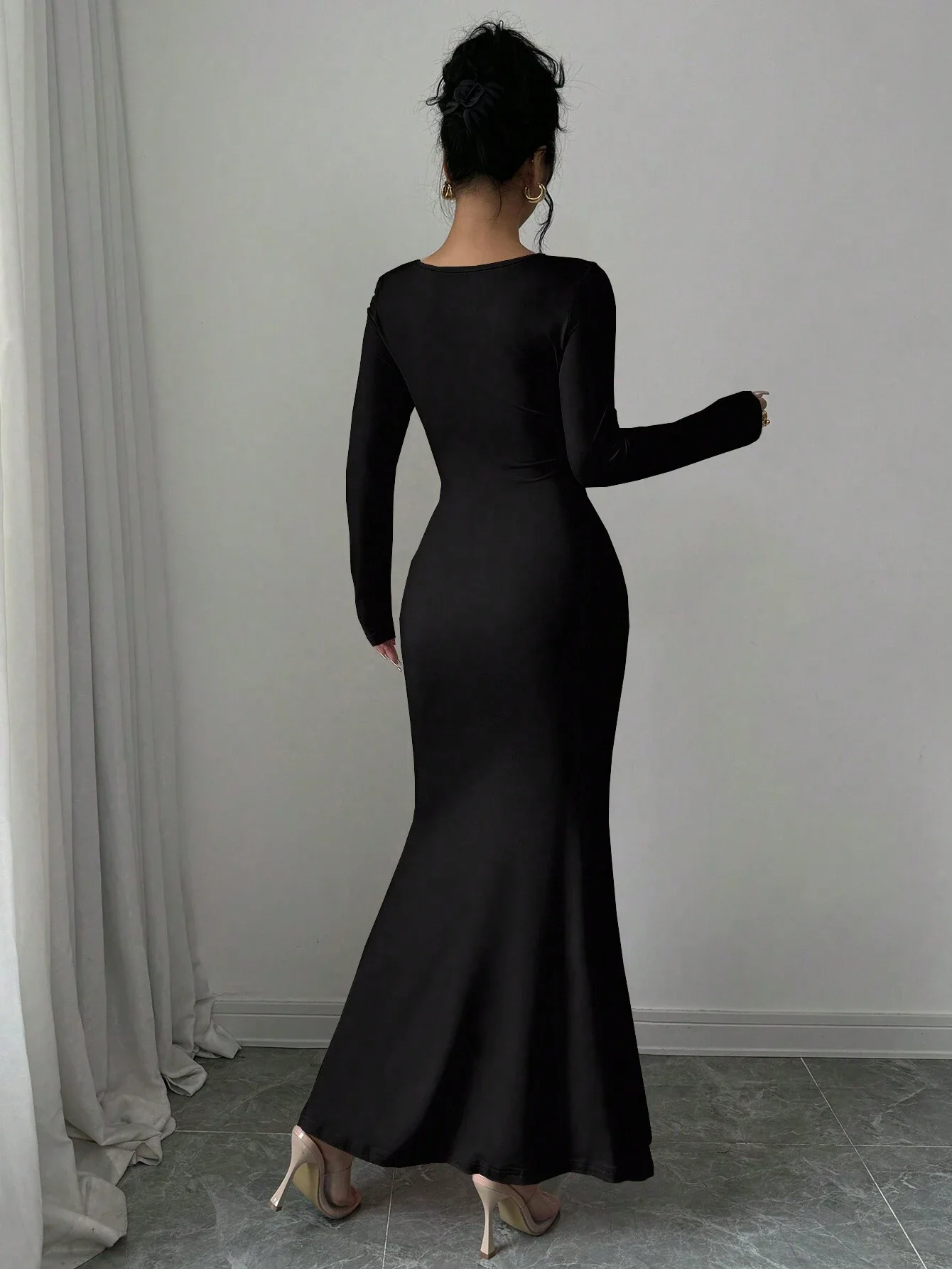 Thumbnail 3 - #74 Trending Long Sleeve Wrap Dress Right Now