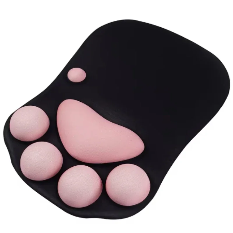 

Kawaii Cat Paw Mouse Pad Wrist Pad Mouse Gamer Desk Carpet Silicone Anti Slip MousePad For PC Laptop Desktop Cute Decor Mice Mat