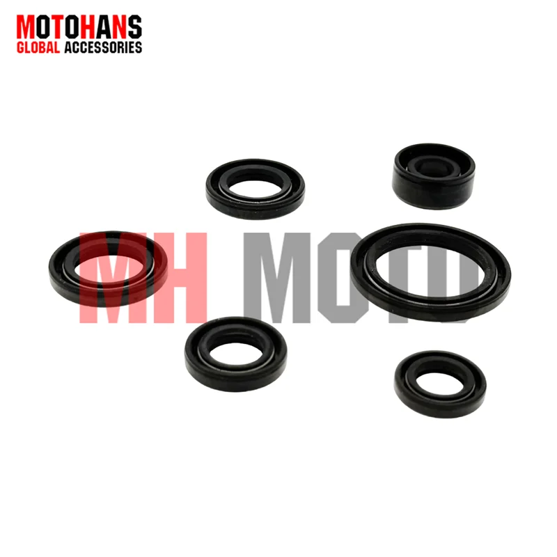 ÖLDICHTUNGSSET 6 TEILE/SATZ FÜR C50 C90 C100 C110 ATV110 WAVE110S 30*42*4,5 18,9*30*5 17*29*5 13,7*24*5 11,6*24*10 12*21*4