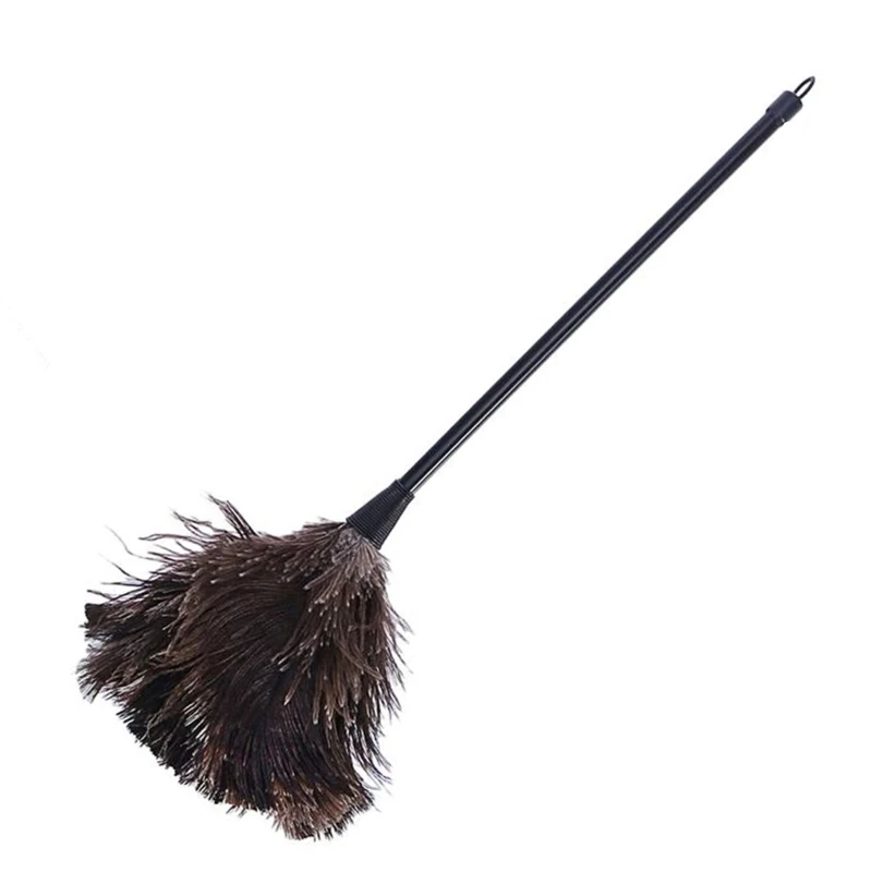 Ostrich Duster Feather Cleaning Brush with Long Handle Computer Dust Removal for Home Bedroom Dormitory Keyboard for Gap