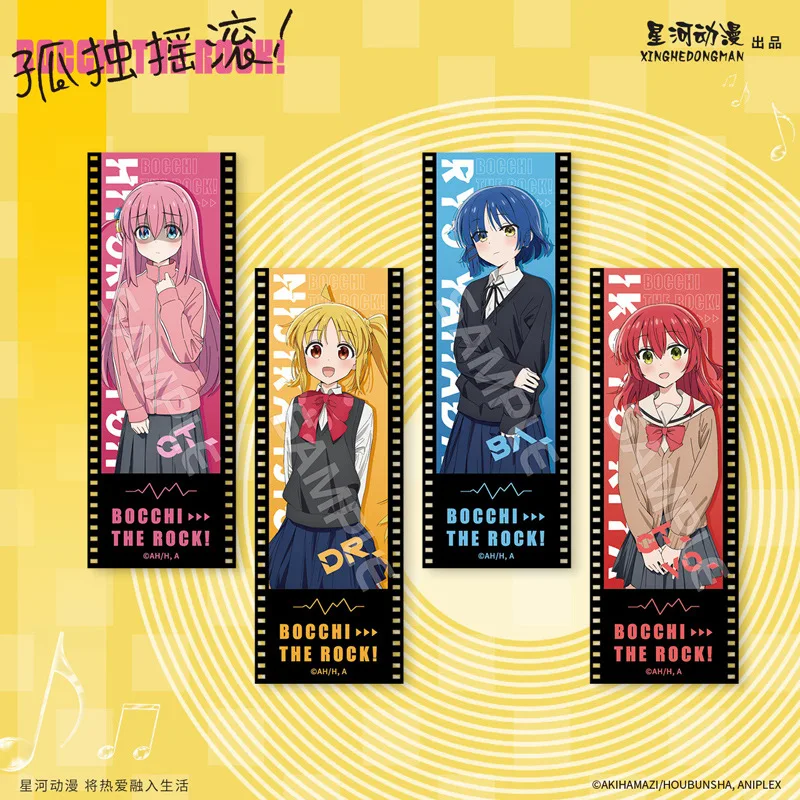 BOCCHI THE ROCK! Jumping Notes Series Gotoh Hitori Ijichi Nijika Yamada Ryo Kita Ikuyo China Official Authorization PVC Bookmark
