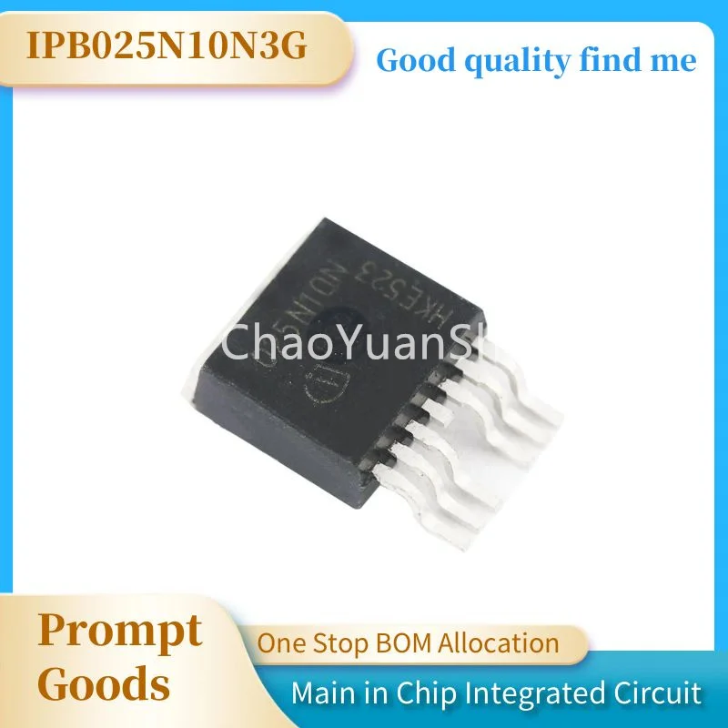 

(1piece) New Original IPB025N10N3G 025N10N Chip MOSFET N-CH 100V 180A TO263-7