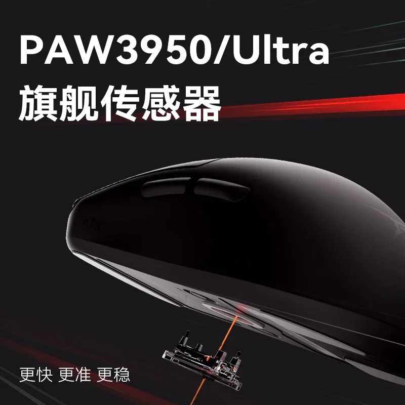 ATK Blazing Sky F1 Mouse Custom Dual-mode Mouse PAW3950 8KHZ 30000dpi 2.4G Lightweight Windows Ma C Gaming Esports Office Design