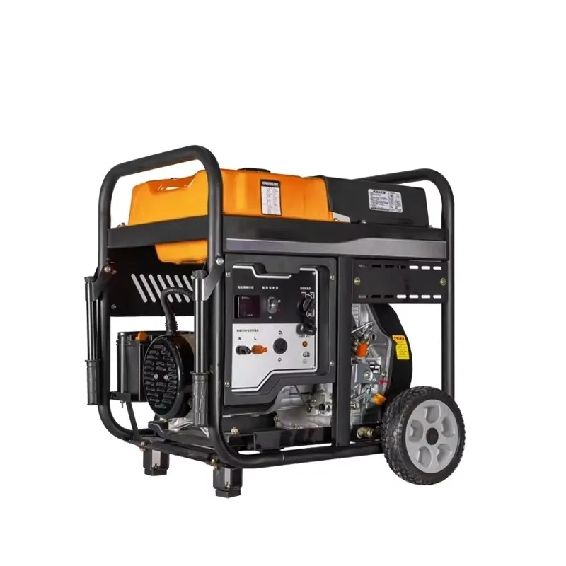 

[Best-selling] JXCT 220V 380V 7.5kW 8kW 9kW 10kW Portable Generator High Power Silent Electric Starting Generator Outdoor