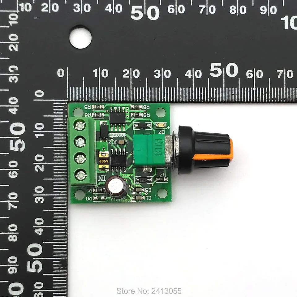 調整可能なリモートコントロールスイッチ12V,5V,30W,2A,1.8V〜15V,速度制御