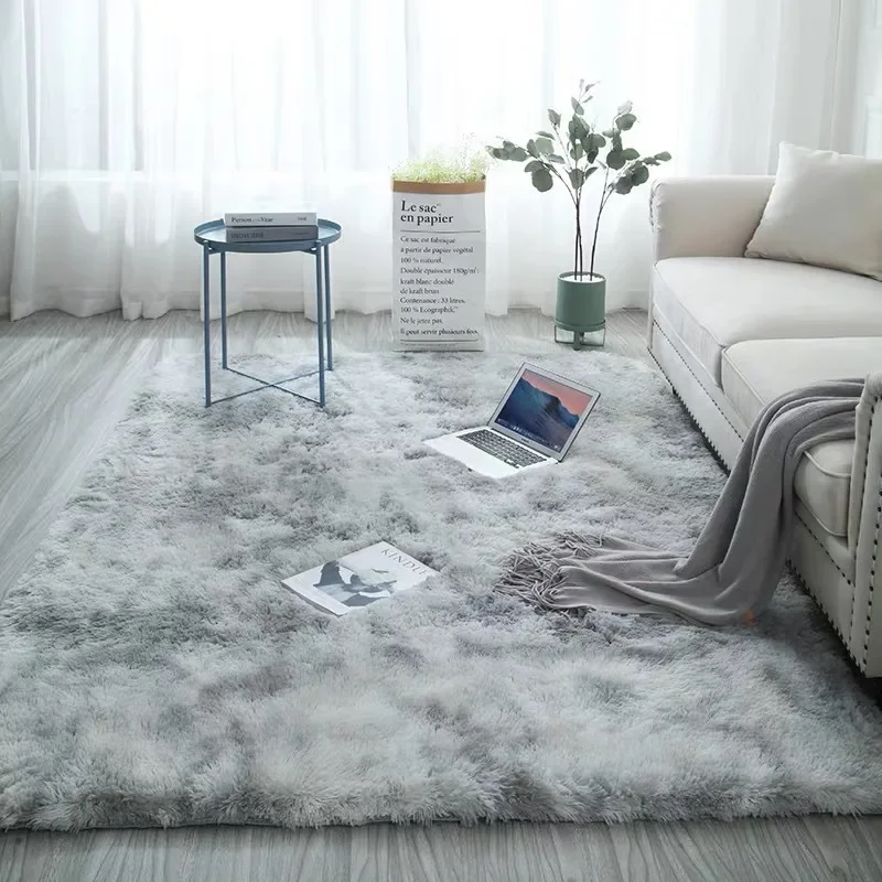 40x60cm Plush Thick Rug for Living Room Soft and Comfortable Floor Carpets for Home Decor Acessório Para Banheiro Moderno