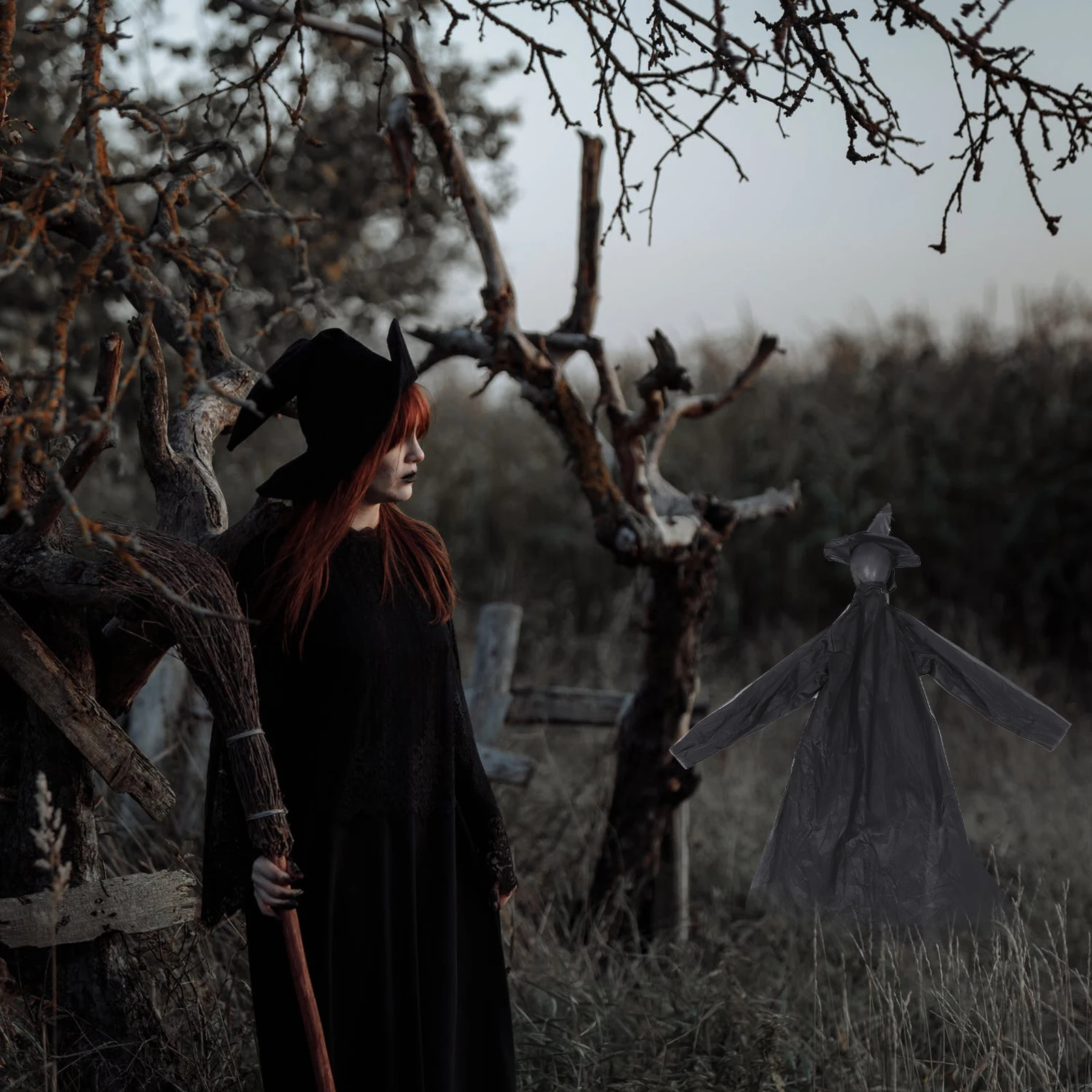 1 مجموعة هالوين محاكاة معالج حصة ضوء في الهواء الطلق حديقة الديكور منزل مسكون حفلة مخيف مصباح للزينة ساحة الأرض #3