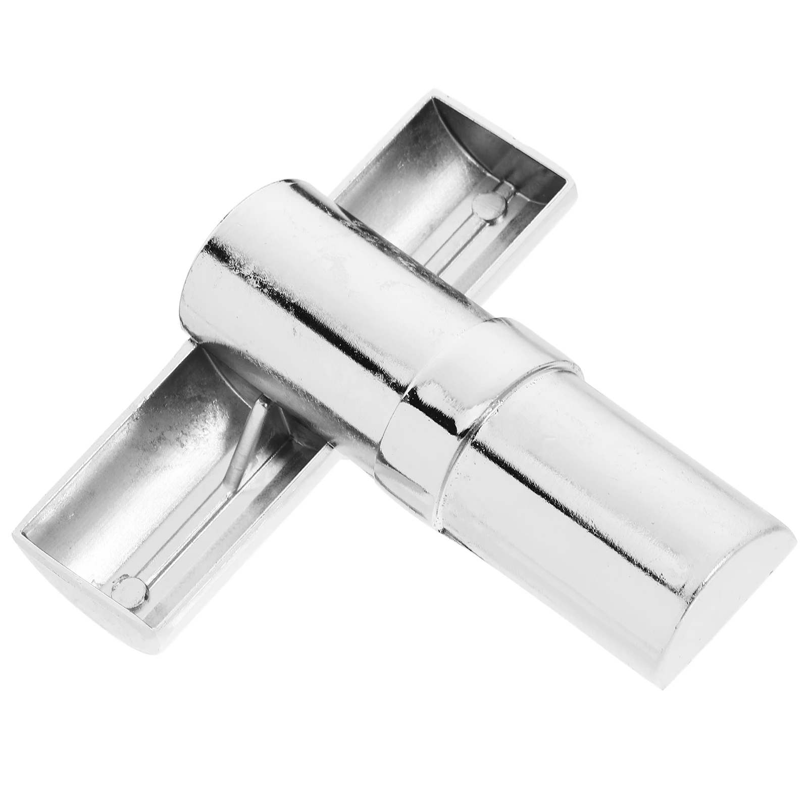 

Heavy-Duty Stainless Steel Tube Connectors Round Pipe Joint Fittings For Dryer Vent Hose Closet Rod Shelf Assembly