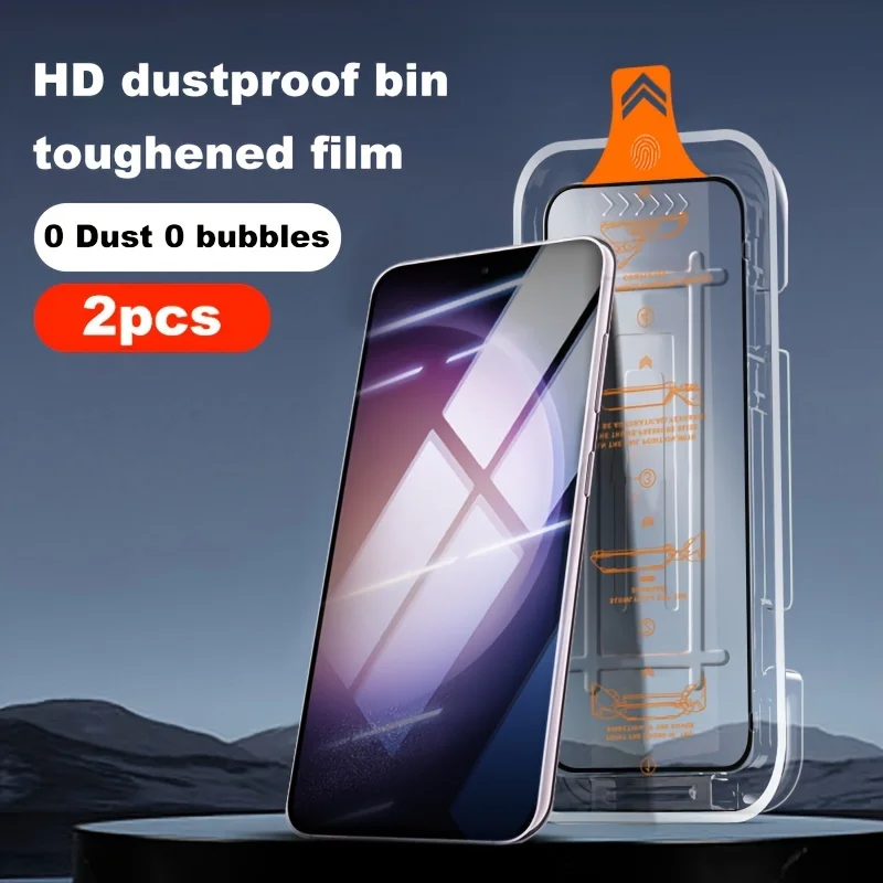 

Защитная пленка для экрана Samsung Galaxy S25 S24 Ultra S23 S22 S21, 2 шт., закаленное стекло для Samsung S22 S23 Plus S25 S24, легко наклеивается