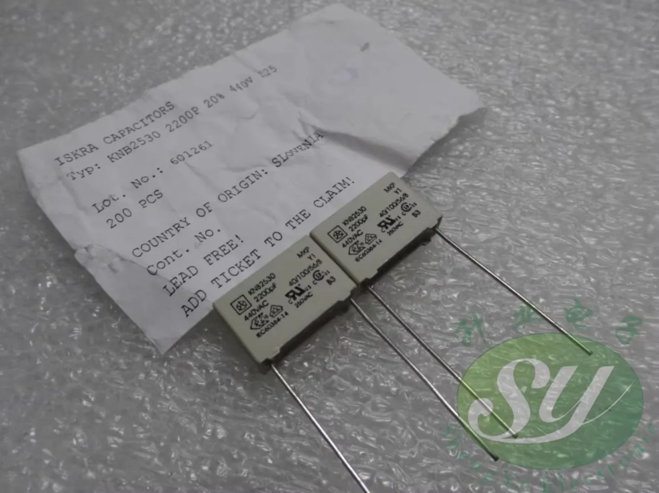 

5PCS ISKRA KNB2530 0.0022uf/440vAC 2.2nf 2200pf 2n2 222 New film capacitor