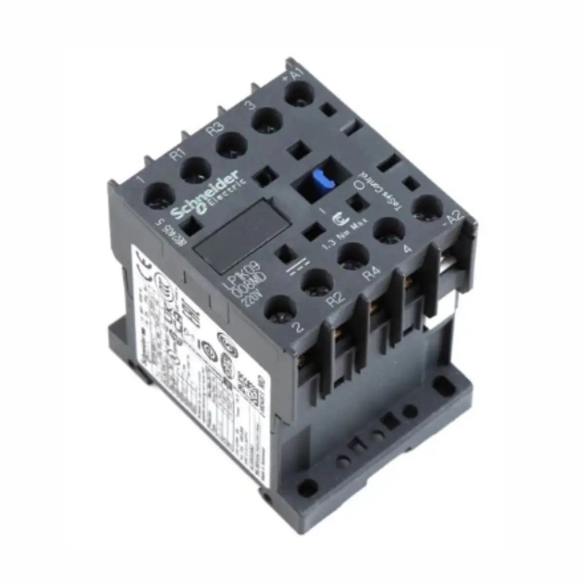 

LP1K09008MD contactor - 4P (2 NO + 2 NC) - AC-1 = 440 V 20 A - 220 V DC coil