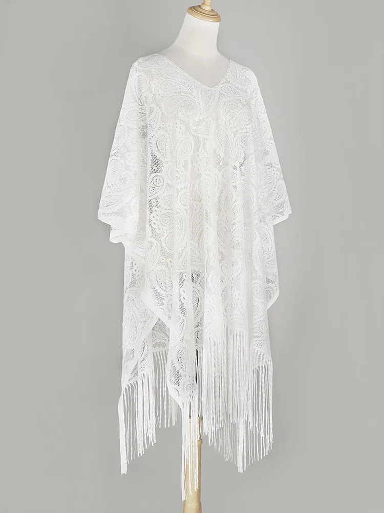 Zomer Cover Ups Vrouwen Badpak Lange Mouw Gewaden Badpak 2023 Nieuwe Zwarte Strand Vakantie Midi Jurken Cover-Up