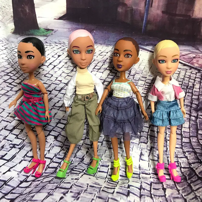[With Defect] 20cm Height Body Bjd Doll\'s Accessories Multi-joint Movable Girls Diy Accessories Toy Randomly Send