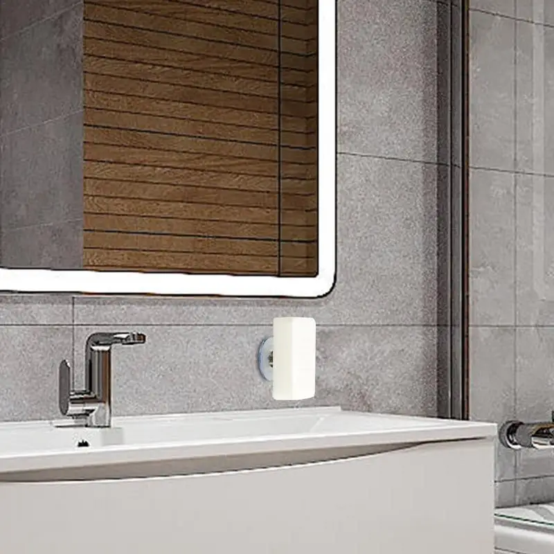 Suction Cup Soap Hanger Wall Mounted Soap Rack With Strong Magnet Removable Hanging Soap Holders For Bathroom Shower