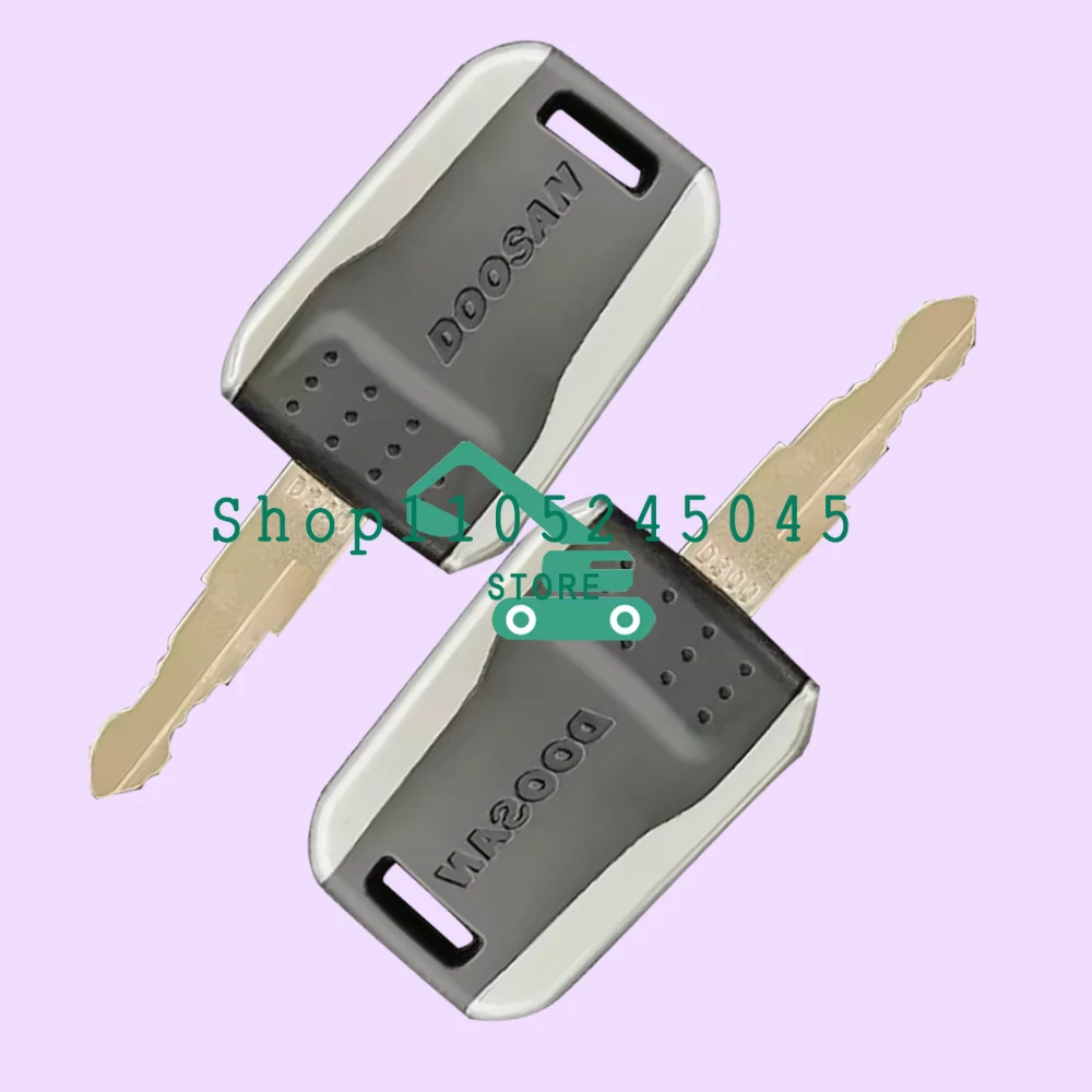 D300 Key for Deawoo Doosan Terex Excavator Heavy Equipment Ignition Start Switch Door Lock Fit E80 50PCS