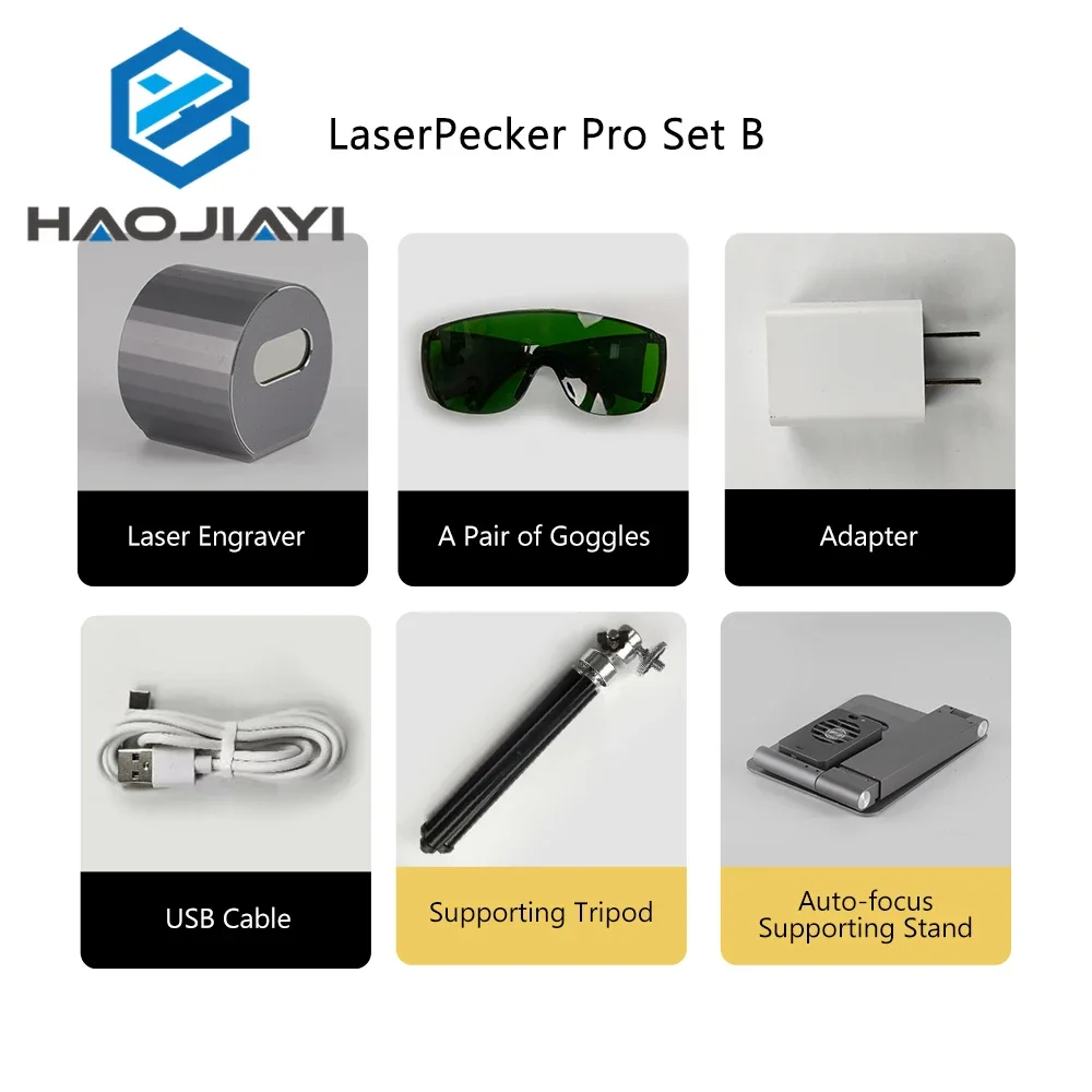 DIY เลเซอร์แกะสลัก LaserPecker Pro เลเซอร์แบบพกพาเลเซอร์ 1.6W 3D เครื่องพิมพ์เดสก์ท็อป Etcher เครื่องตัดแกะสลัก
