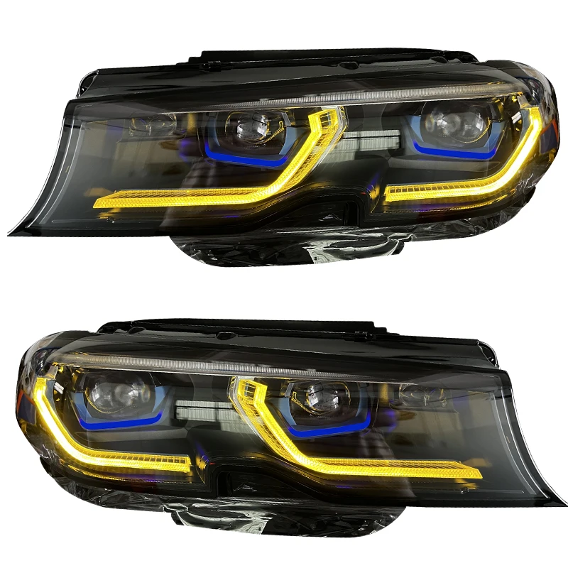

For BMW 3 Series G20 340i 330i Head Lamp Headlights Car Accessories Plug and Play Head Lights with Yellow DRL Module