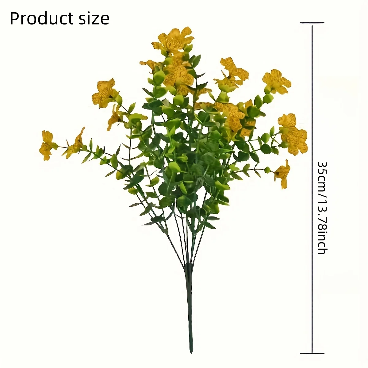12 Bundles,Uv-Resistant Artificial Daisy Flowers - Mixed Colors, Faux Silk Boxwood For Outdoor Decor