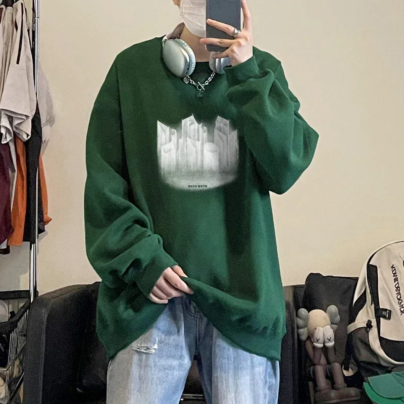 

Men's Oversized Hoodie White 5XL Fashion Hoodies Oversize for Men Funny Print Man Casual Wear Hoody Male Sweatshirt