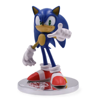 18cm Anime Game Sonic 20th Anniversary PVC Action Figure Hedgehog Collection Model Doll Toy Birthday Gift For Children