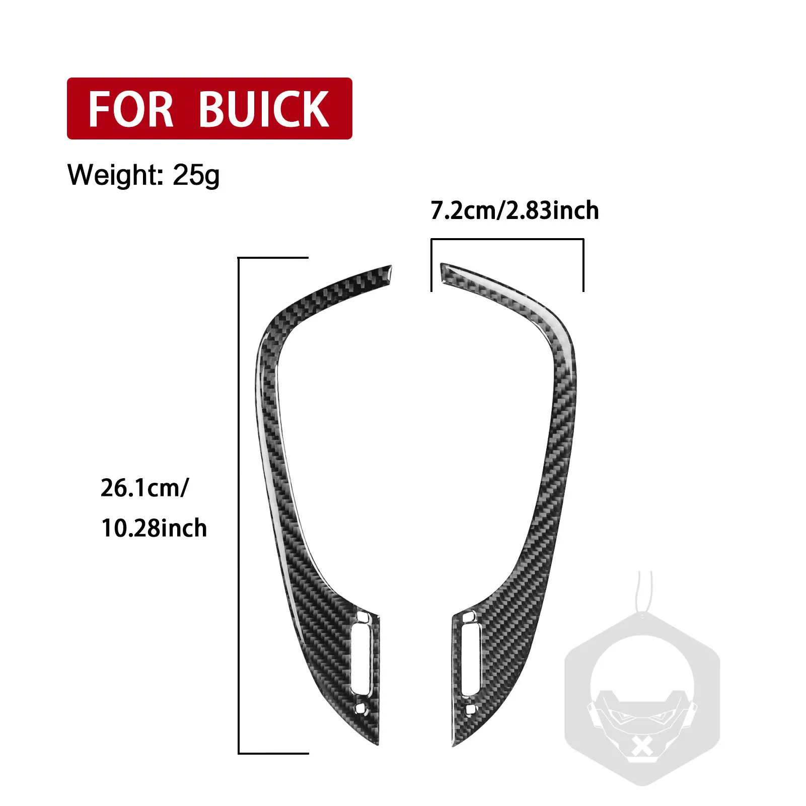 For Buick LaCrosse CX CXL CXS 2010-2013 Real Soft Carbon Fiber Car Interior Center Console Dashboard Air Vent Outlet Cover Trim 5