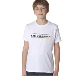 What’S Your Superpower ? Ukraine Patriotism Style Kid's 100% Cotton T-Shirt Summer Tee Top Baby Boutique Shirt Gift