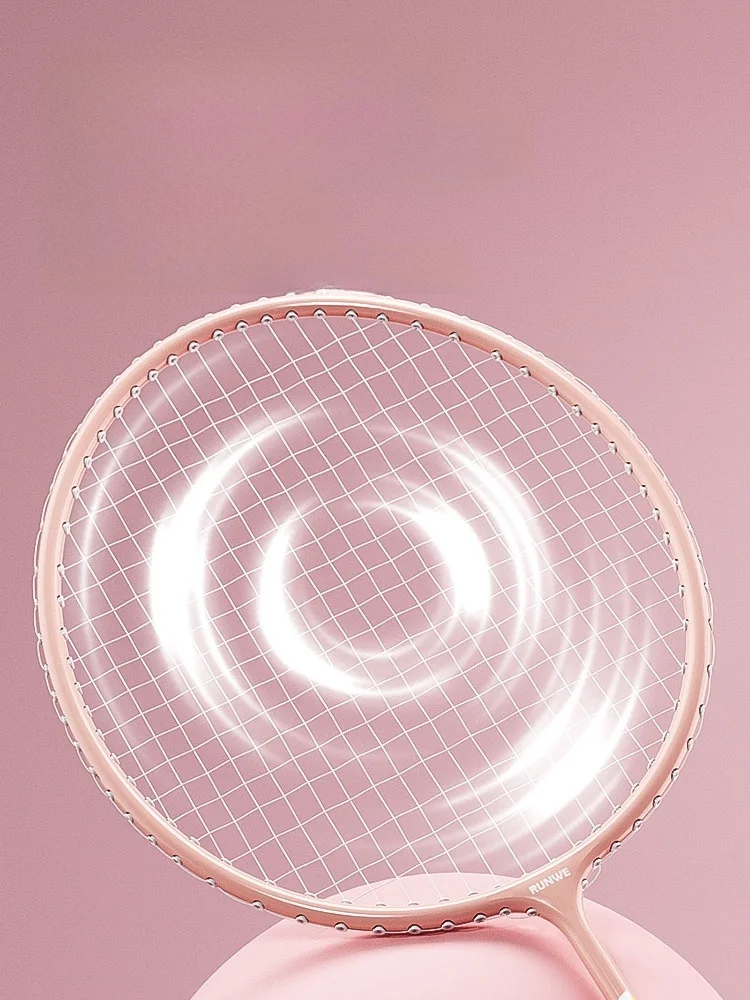 

Runwei Badminton Raet Ультралегкий прочный комплект Fitn для начинающих девочек и взрослых Профессиональный одинарный двойной комплект для юниоров