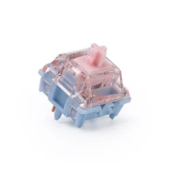 Gateron Melodic Switches Clicky Tactile 60g MX Switch Mechanical Keyboard Factory Lubed PC PA66 POM Long Spring Dual Rail Click