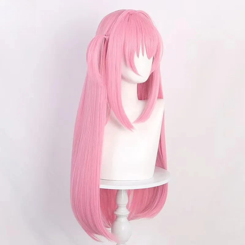 Hitori Gotou (Bocchi Hitori) Cos Perruque - Nouvel Anime Bocchi le Rocher! Perruque de cosplay rose cheveux longs