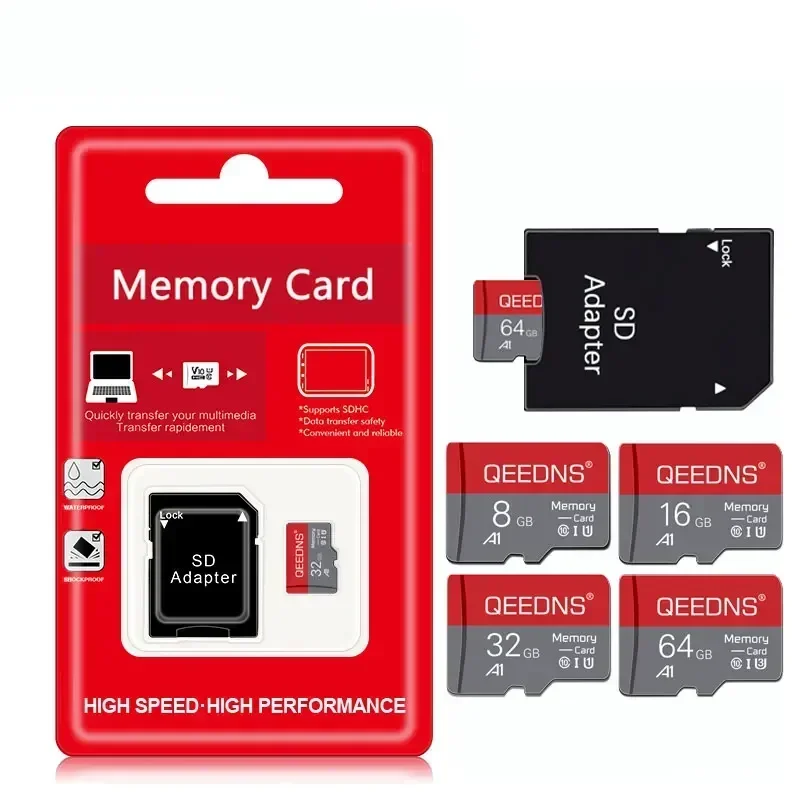 ミニSDカード,USBフラッシュカード,TFカード,8GB, 16GB, 32GB, 64GB, 128GB,クラス10 512GB、a1、v10、256GB